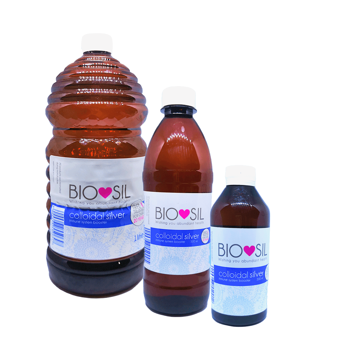 Bottle of Colloidal Silver with healing benefits for infections and wounds